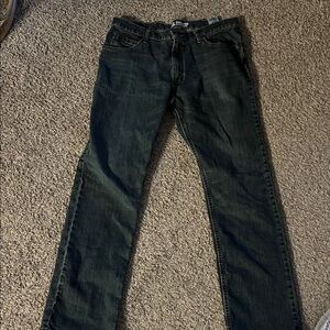 Wrangler Men's Relaxed Jeans - Dark Blue